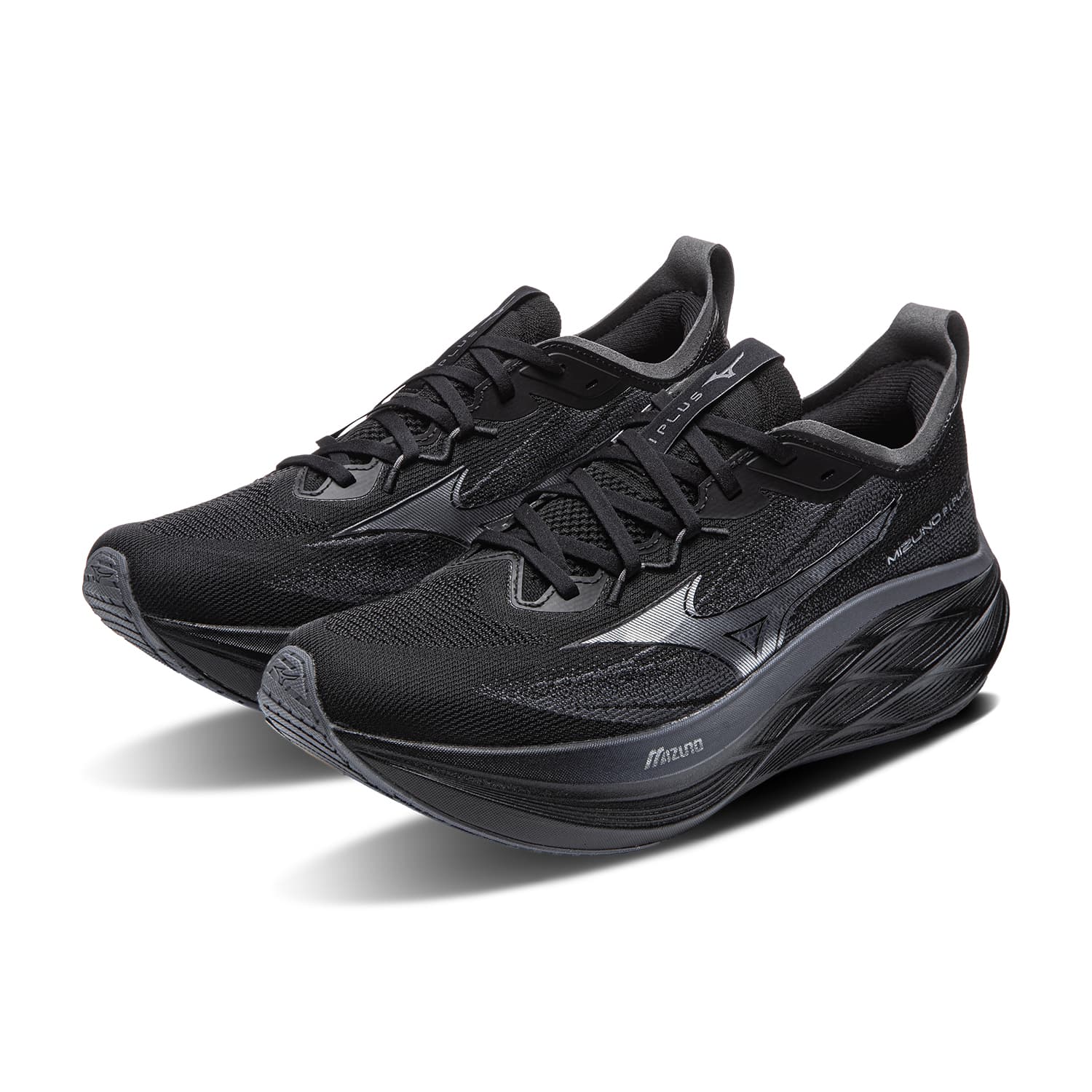 Кроссовки для бега Mizuno PI PLUS Низкие Кроссовки для Бега Унисекс Черный Lightning Серый - изображение 4