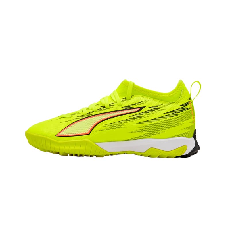 Бутсы PUMA Детские футбольные бутсы Низкий топ Желтый Черный Ярко-красный Золото Серый Унисекс - изображение 1