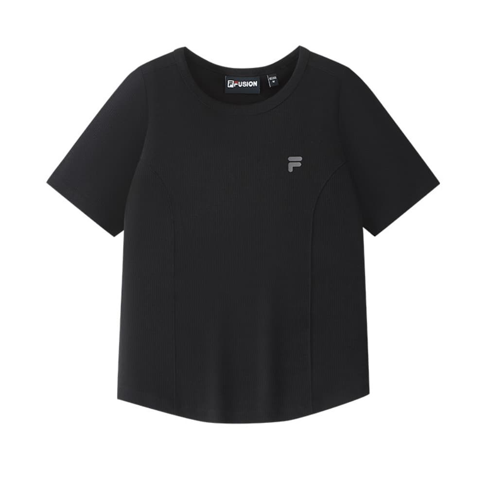 Футболка FILA FUSION FOB T Рубашка Женская Глубокий Черный - изображение 1