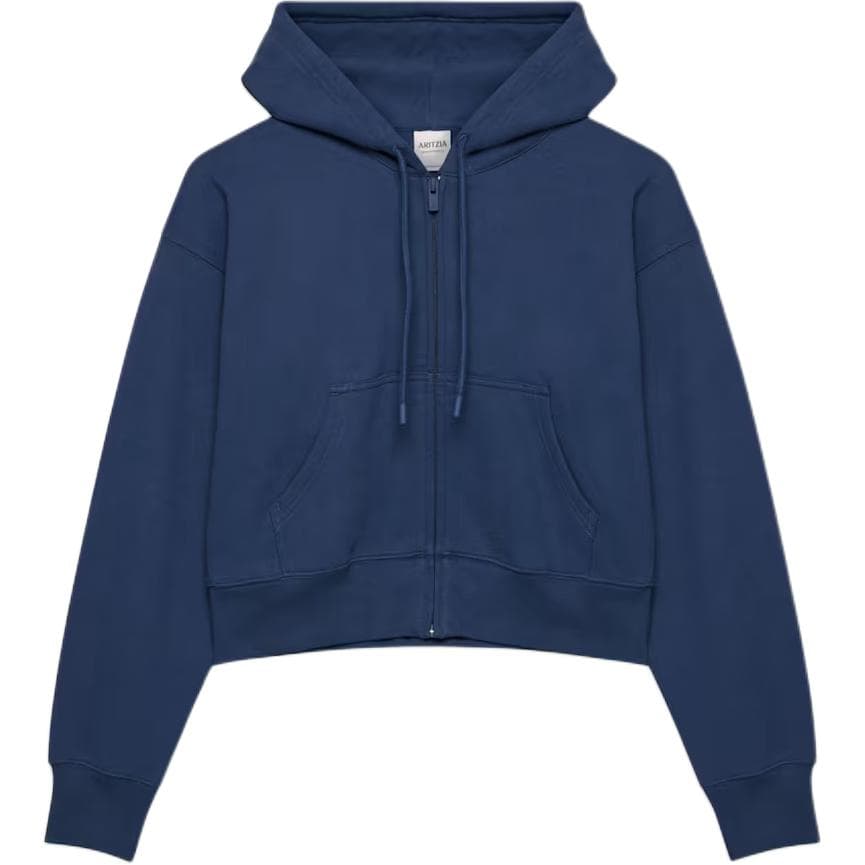Худи ARITZIA Уютная толстовка из свитфлиса свободного кроя с молнией Женская - изображение 1