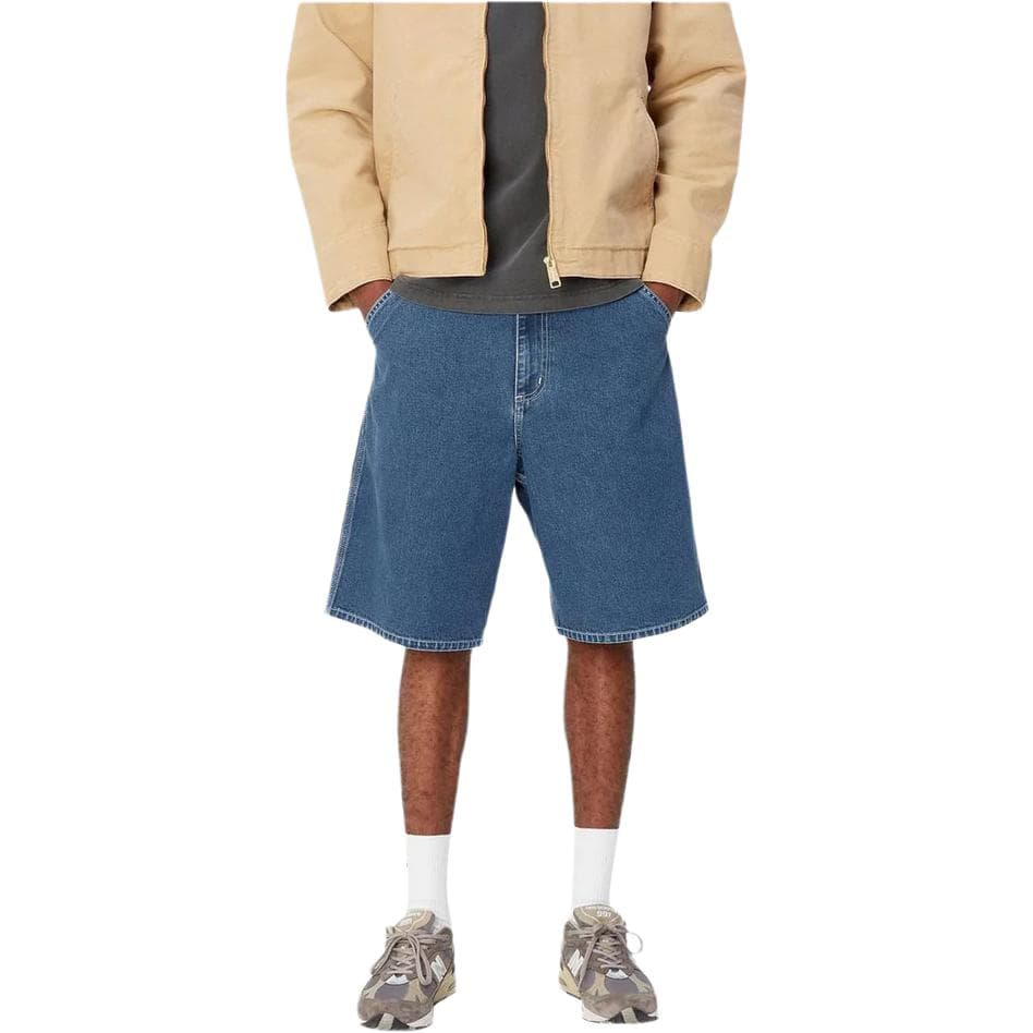 Джинсовые шорты Carhartt WIP Джинсовые шорты Мужские Синие - изображение 3