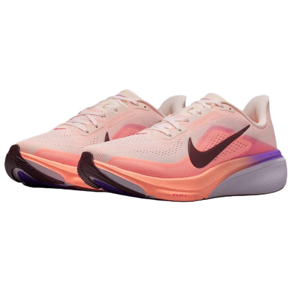 Кроссовки для бега NIKE Pegasus 42 Дышащий Oтскок Беговые кроссовки Женские Розовый оранжевый - изображение 3