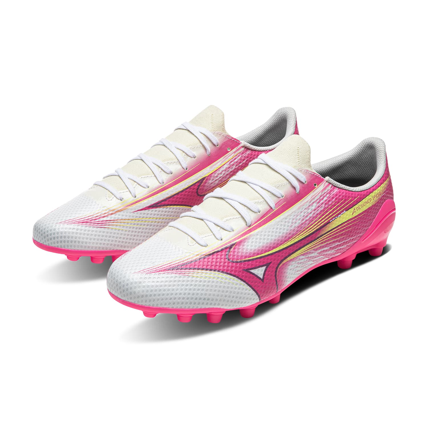 Кроссовки для футбола Mizuno Α III Искусственные Шипы Футбольные Бутсы Мужские Розовые - изображение 4
