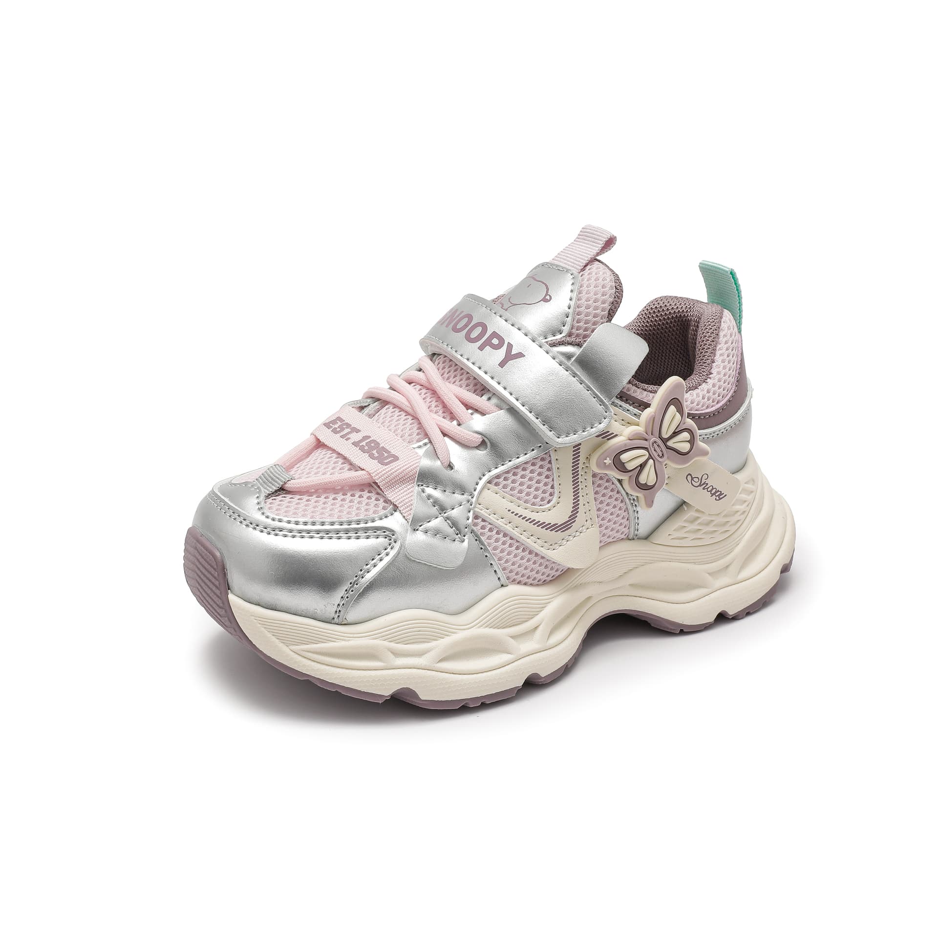 Кроссовки SNOOPY Девочки Спортивные кроссовки Сетчатая ткань Устойчивая к истиранию Амортизация и легкость Дышащий Анти-КИК - изображение 3