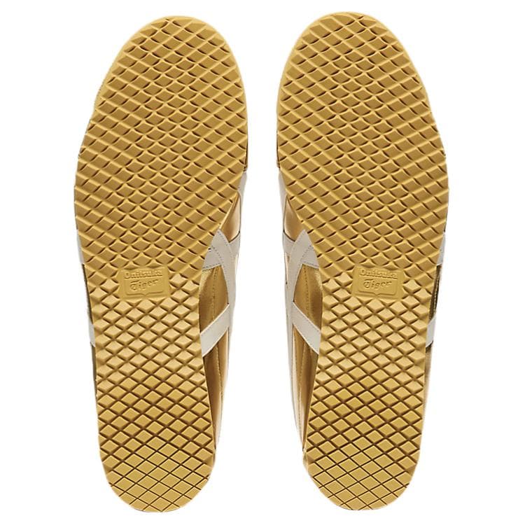 Кроссовки Onitsuka Tiger MEXICO 66 Повседневная обувь Унисекс Золотисто-белый - изображение 6