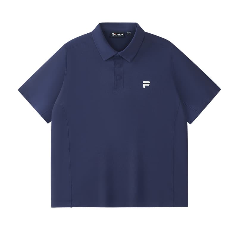 Поло FILA FUSION FOB Поло Мужское Индиго Озерный Синий - изображение 1