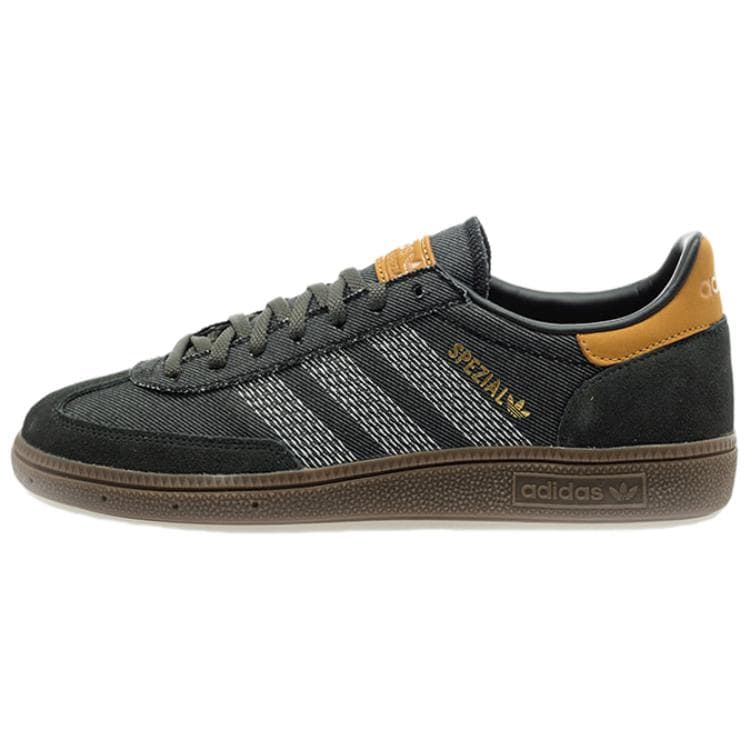 Кроссовки Adidas Originals HANDBALL SPEZIAL Замша Низкие Кеды немецкой армии (GAT) Унисекс Черные - изображение 1