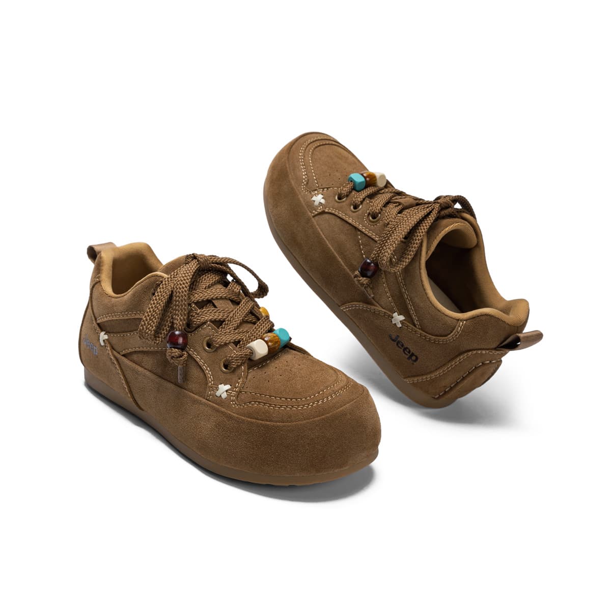 Кроссовки JEEP Outdoor Casual Аbrasion Resistant Легкий Anti-Slip Низкий Топ Универсальный Birkenstock Стиль Обувь Женская - изображение 4