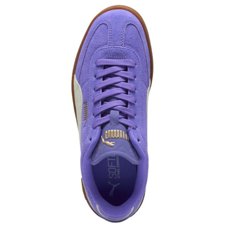 Кроссовки PUMA Club II Era Немецкие армейские кроссовки Женские Фиолетово-белый - изображение 4