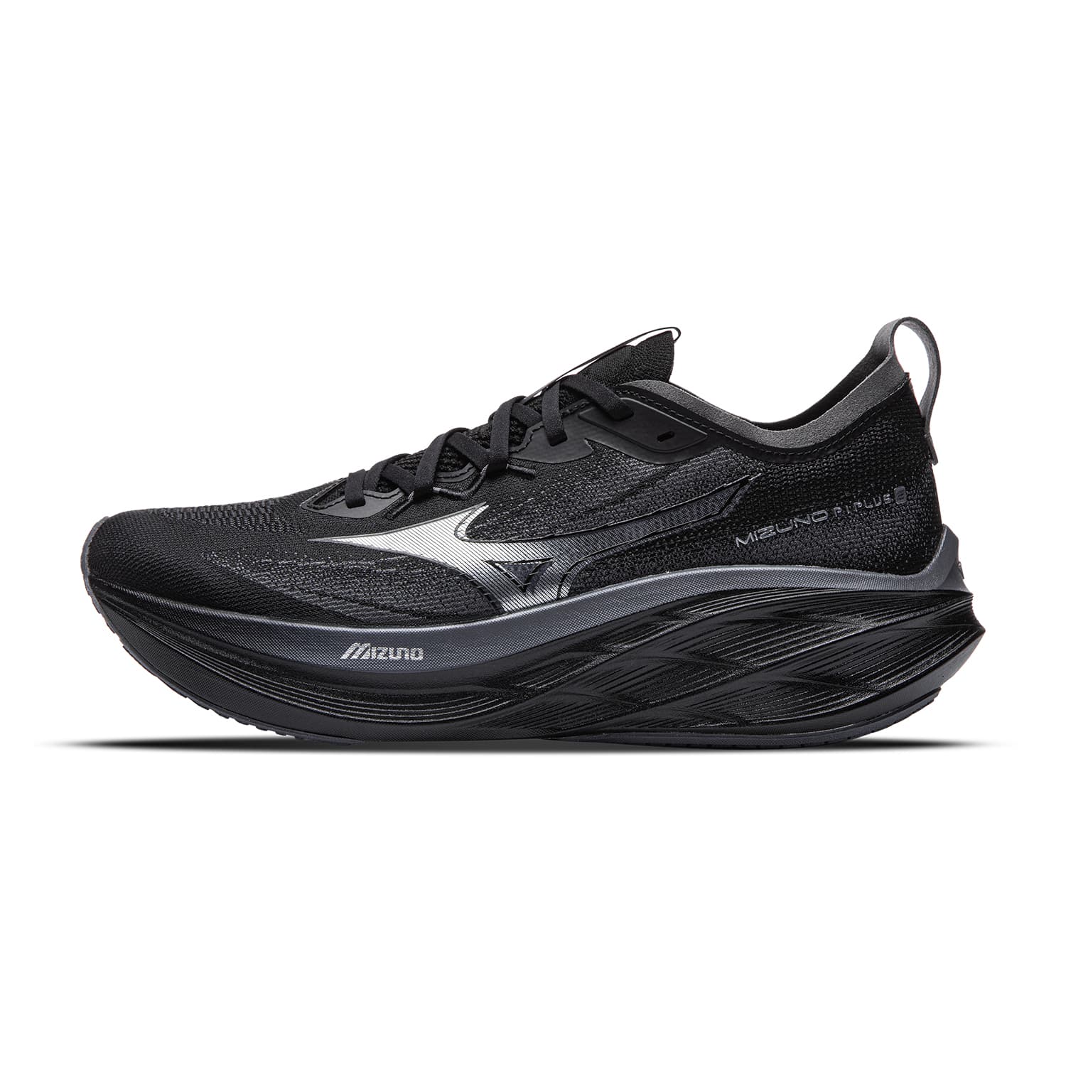 Кроссовки для бега Mizuno PI PLUS Низкие Кроссовки для Бега Унисекс Черный Lightning Серый - изображение 1