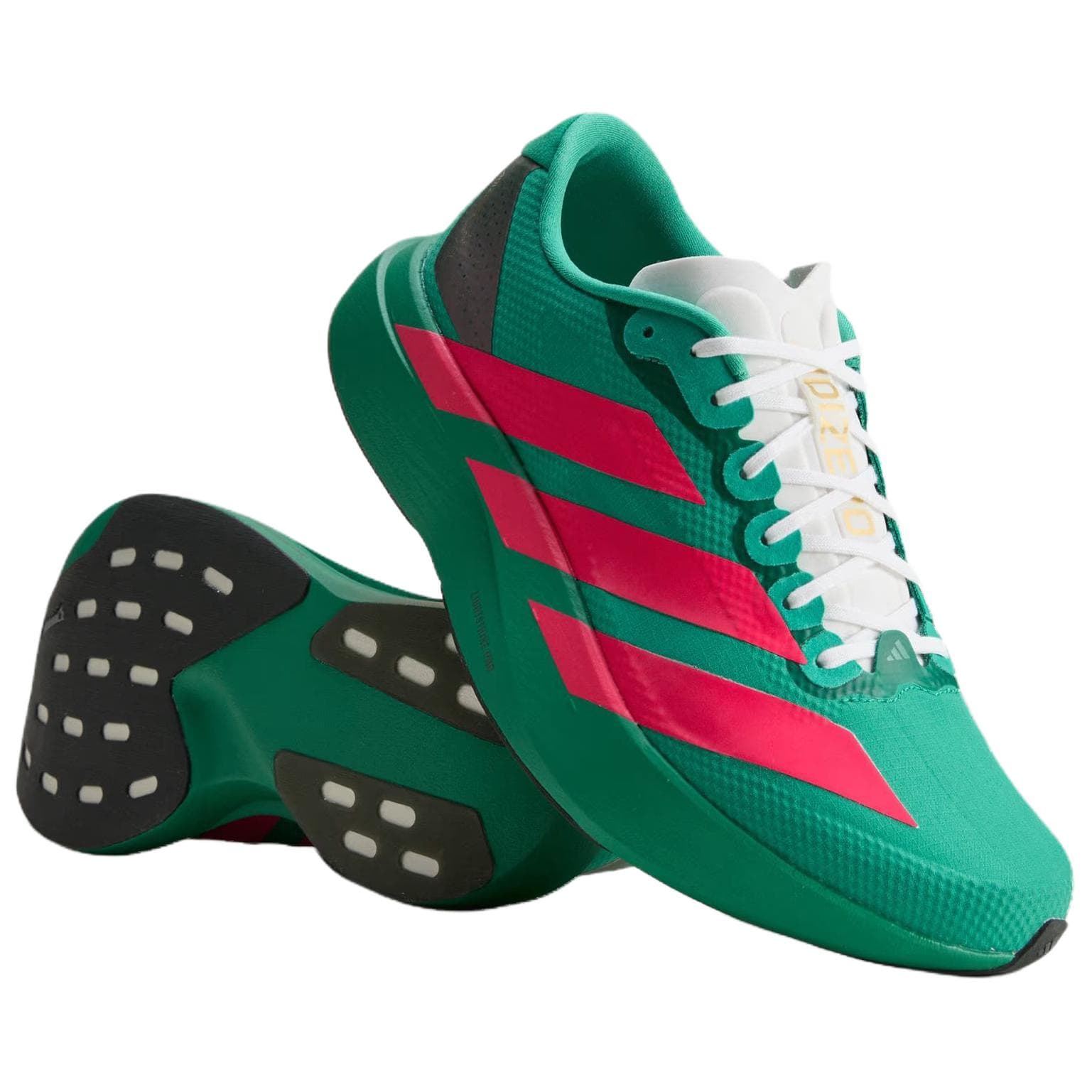 Кроссовки для бега Adidas Adizero Evo SL Дышащие Увеличивающие Высоту Беговые Кроссовки Мужские Сад Зеленый - изображение 4
