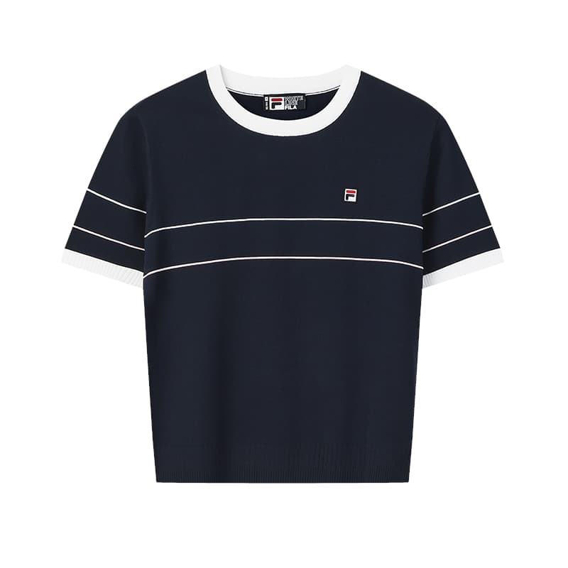 Кофта Fila Heritage Трикотаж Женские Дымчато-синий - изображение 1