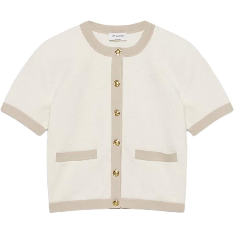 Кофта Aritzia BABATON Approach Кардиган с короткими рукавами Трикотаж Женский - изображение 1