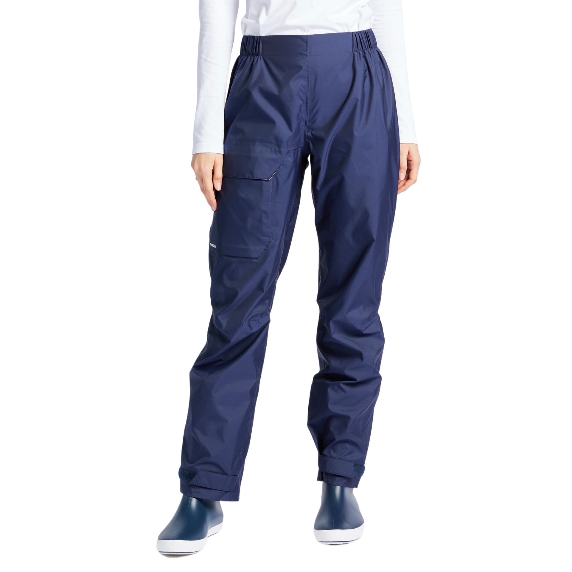 Штаны DECATHLON Морской синий Женские Повседневные Брюки - изображение 1