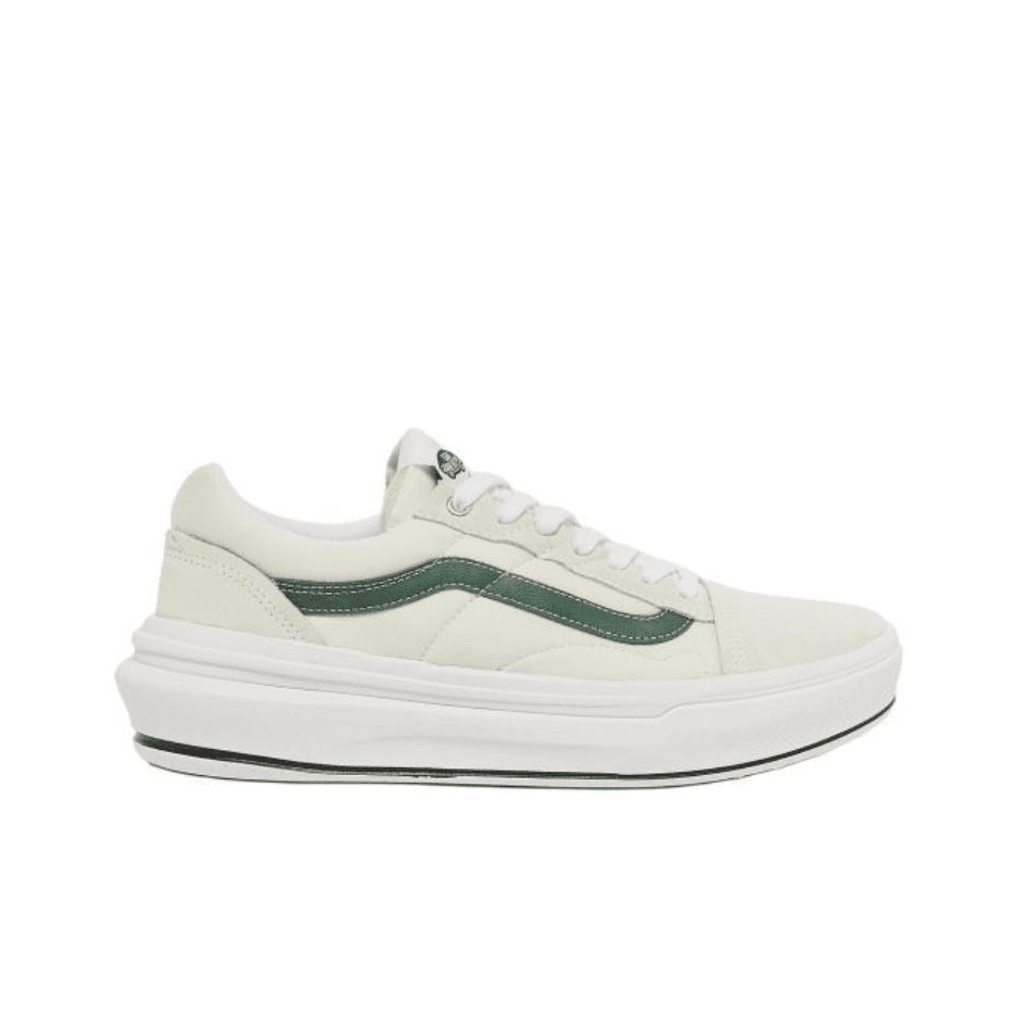 Кроссовки Vans Old Skool Low Топ Скейтборд Обувь Мужская Белая Зеленая - изображение 2