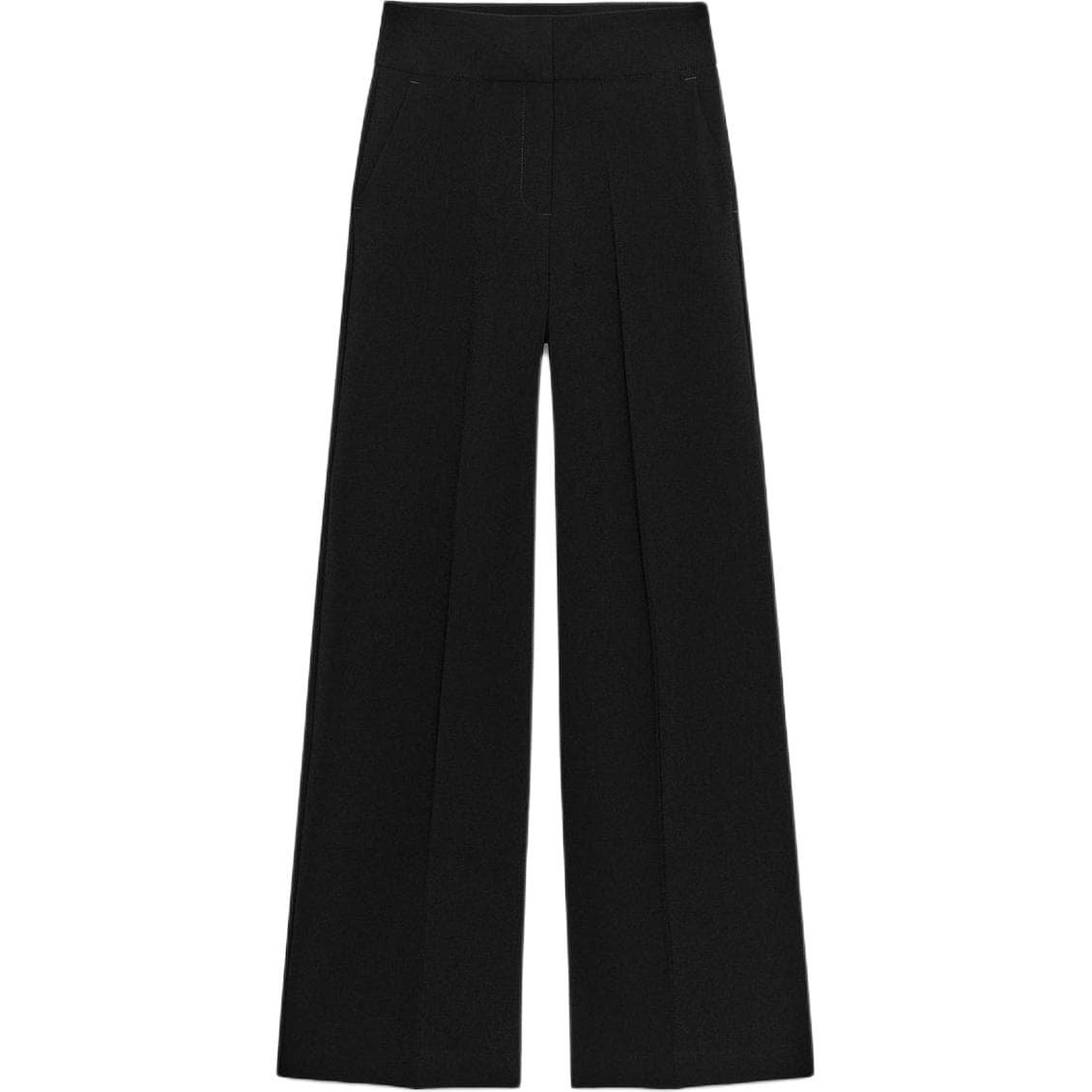 Штаны ZARA Черные Женские Повседневные Штаны - изображение 1