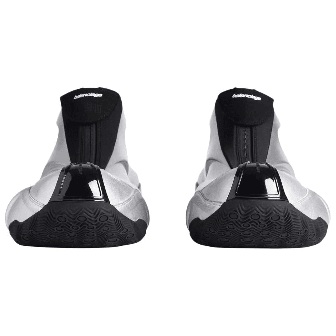 Кроссовки Balenciaga Basketball Mid Silver - изображение 4