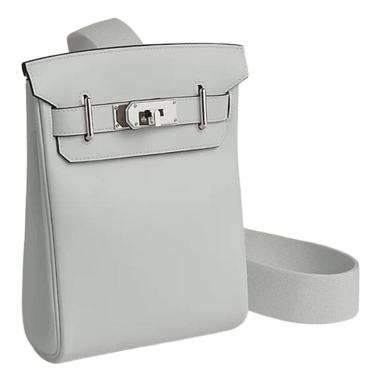 Нагрудная сумка HERMES Hac a Dos 18 Swift 18 N4 Gris Platine - изображение 2