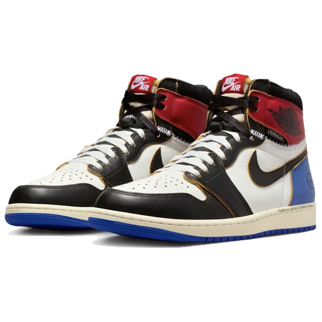 Ретро баскетбольные кроссовки Jordan x UNION X Fragment Design Air Jordan 1 High Ретро-баскетбольные кроссовки Унисекс - изображение 3