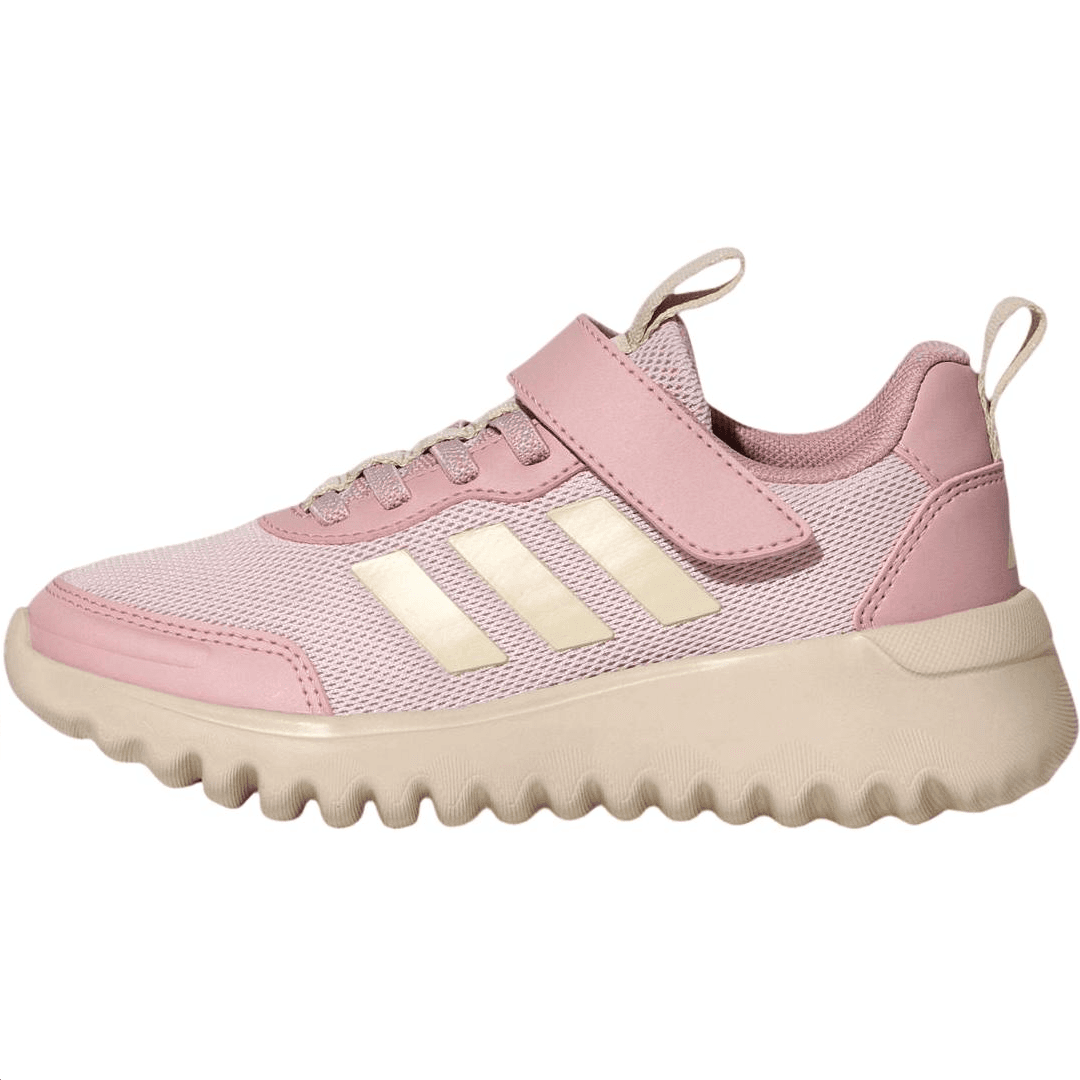 Кроссовки Adidas Playflow EL Ткань Низкий Верх Повседневная Обувь Розовая Детская - изображение 1