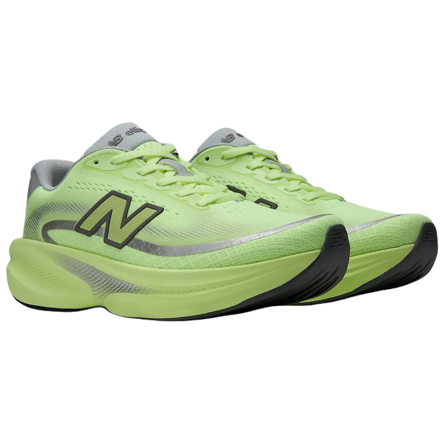 Кроссовки для бега New Balance Ellipse v1 Дышащие Беговые Кроссовки Женские Флуоресцентный Зеленый Серый - изображение 3