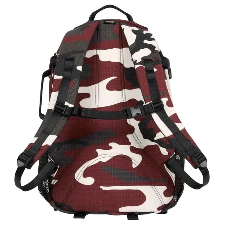 Рюкзак Supreme CORDURA® Хлопковая смесь Резистентная к разрыву ткань Рюкзак Унисекс Красный Камуфляж - изображение 3