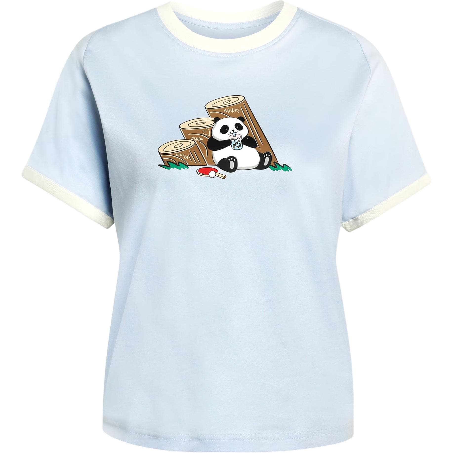 Футболка Adidas Crystal Blue Женские T-рубашки - изображение 1