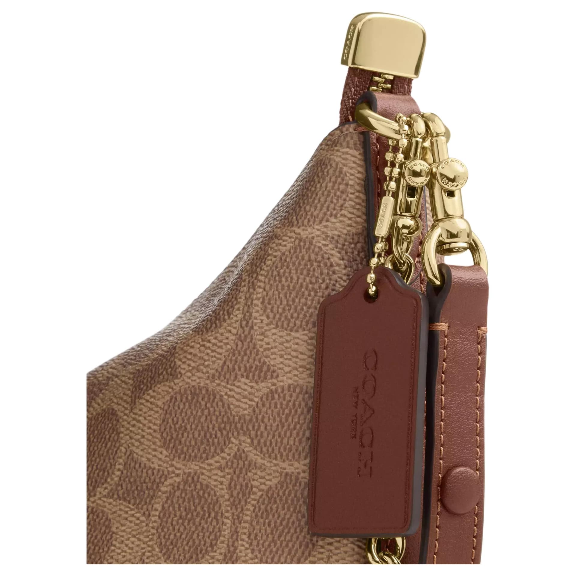 Мини-сумка Coach Искусственная кожа Сумки через плечо Средний Женские Умбра - изображение 6