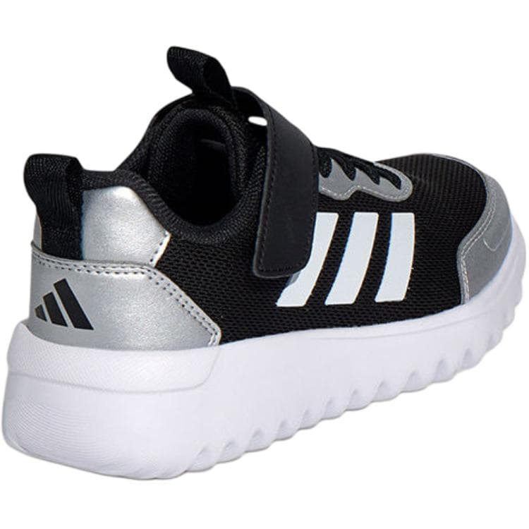 Кроссовки Adidas Playflow EL Low Повседневная обувь Черный Белый Серебряный Детская - изображение 4