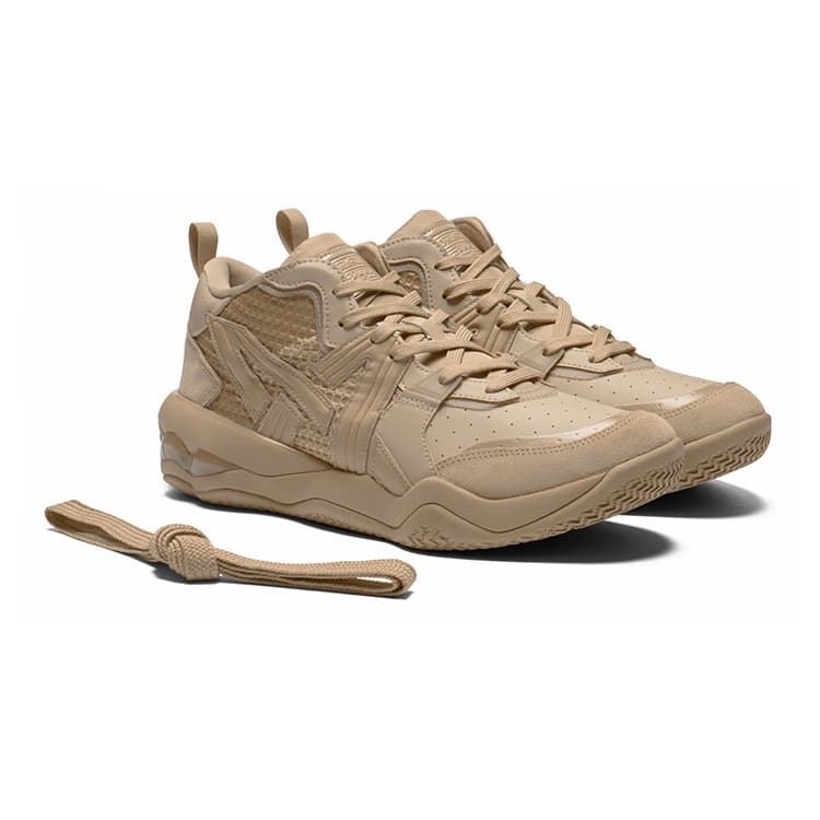 Кроссовки Onitsuka Tiger Tigcourt Амортизация Устойчивость к истиранию MID Топ Повседневная обувь Унисекс Коричневый - изображение 2