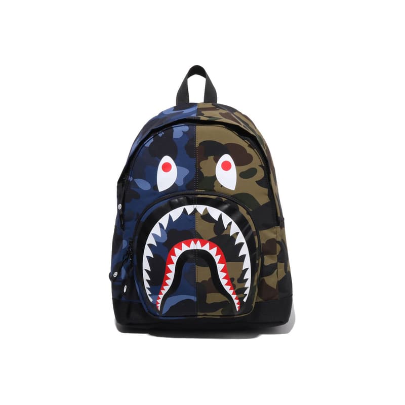 Рюкзак A BATHING APE Ткань Рюкзак Детский Темно-синий Фиолетовый - изображение 1