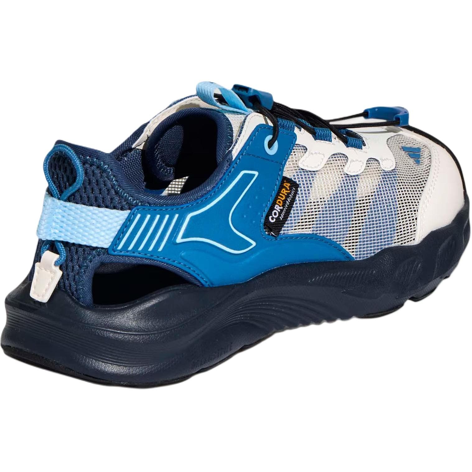 Сандалии Adidas AEROFIN Low Топ Сандалии Белый и синий цвет Детский - изображение 4