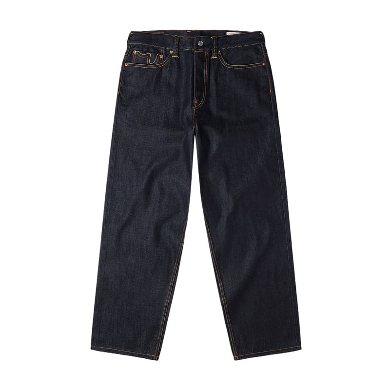 Штаны EVISU Джинсовый Синий Мужские Джинсы - изображение 2