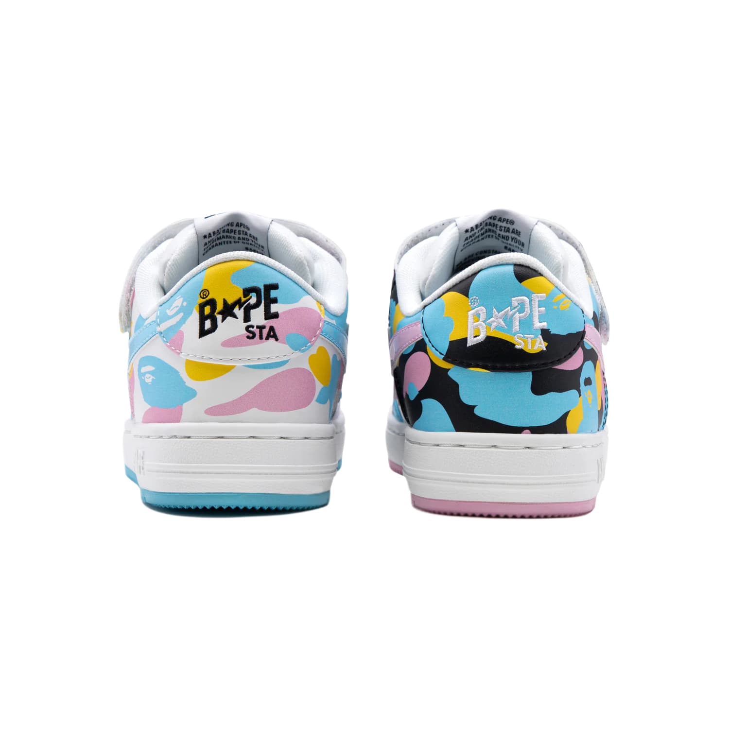 Кроссовки A BATHING APE BAPE STA Синтетическая кожа Низкий топ Повседневная обувь Детская - изображение 3