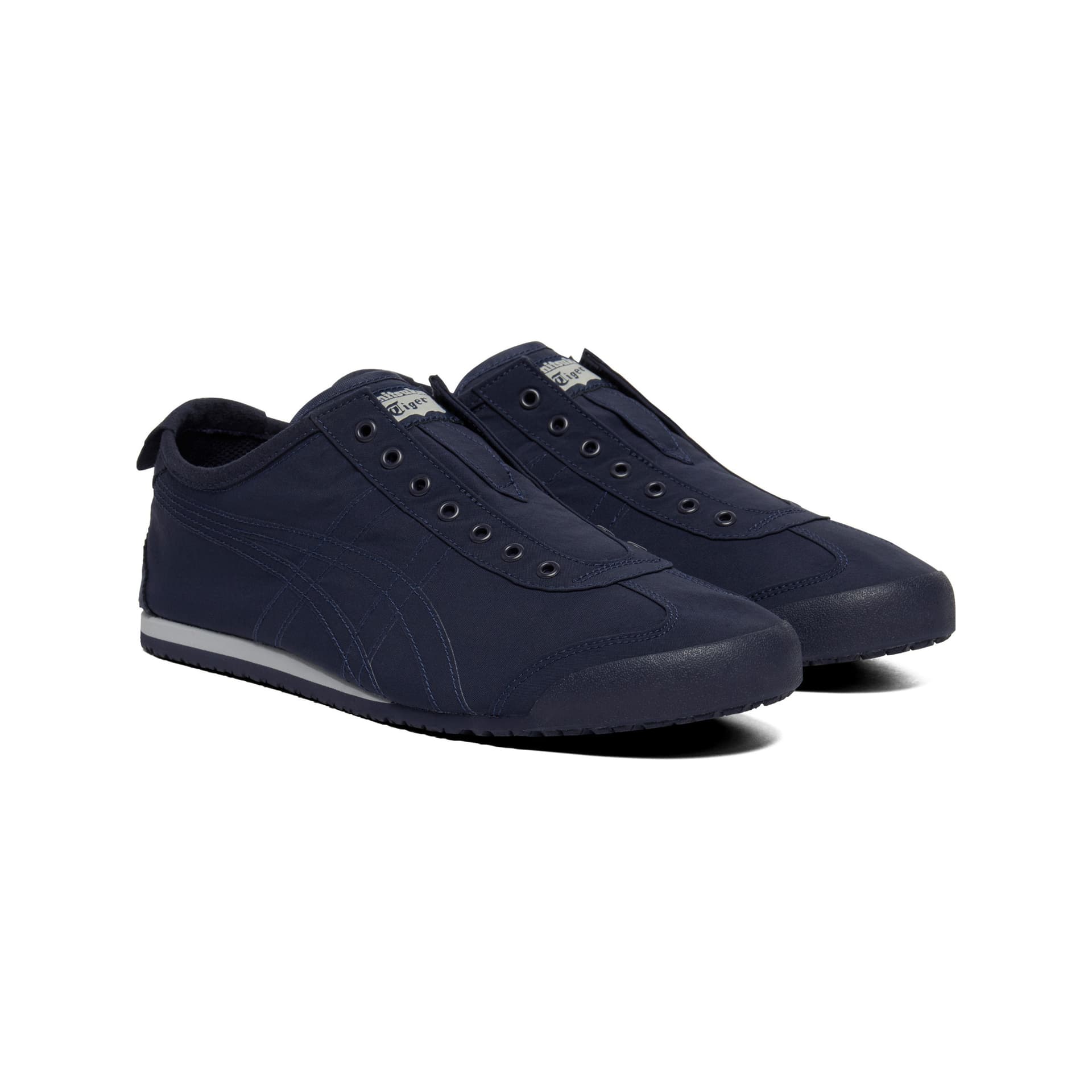 Кроссовки Onitsuka Tiger MEXICO 66 Slip-On Low-Top Повседневная Обувь Унисекс Темно-Синий - изображение 3