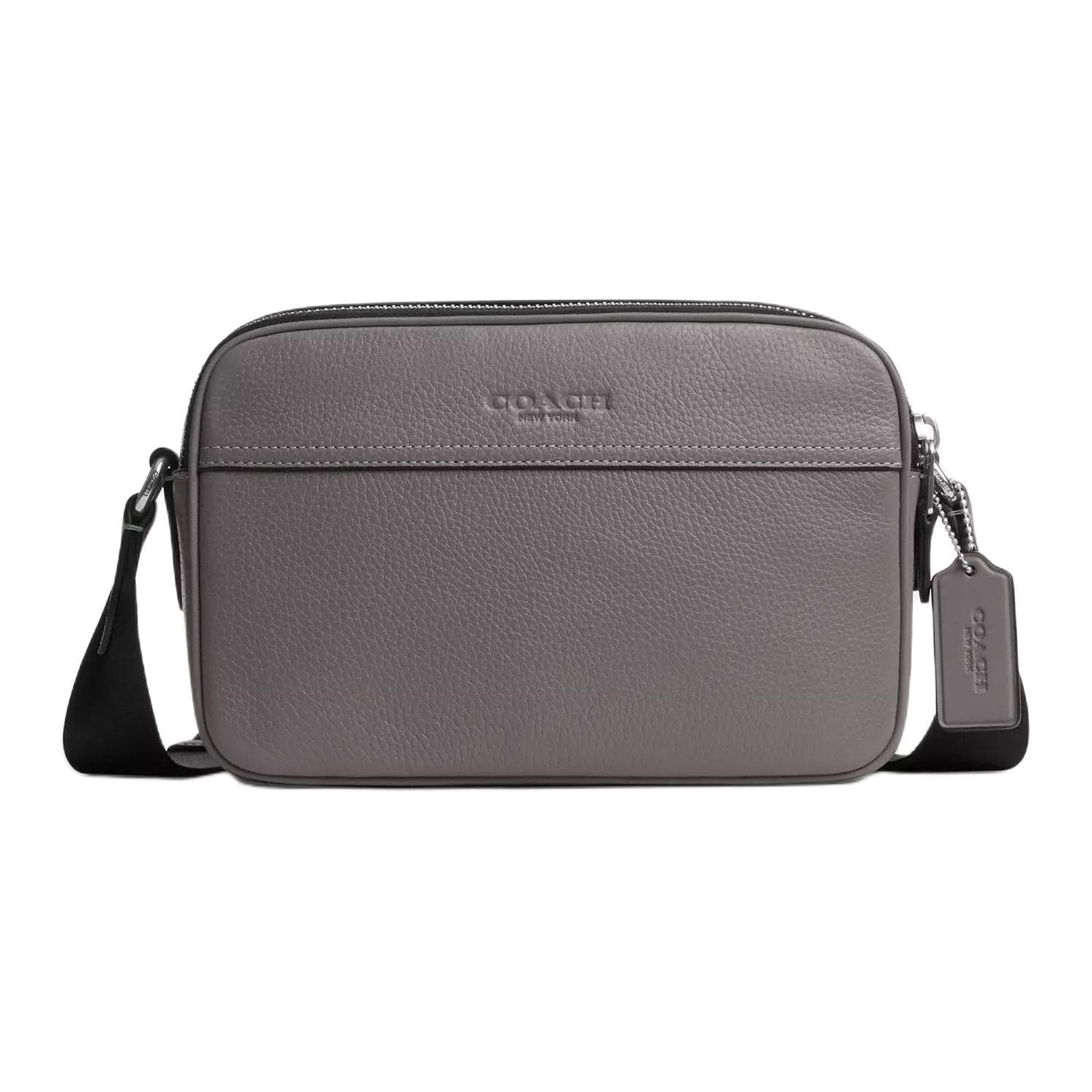 Сумка через плечо COACH Graham Коровья кожа Камера Сумка Сумка через плечо Средняя Мужская Графитовый - изображение 1