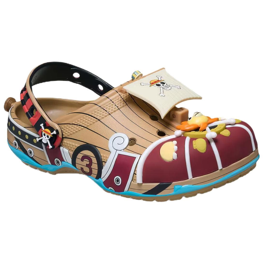 Сабо Crocs X ONE PIECE THOUSAND Sunny Classic сандалии унисекс разноцветные - изображение 2