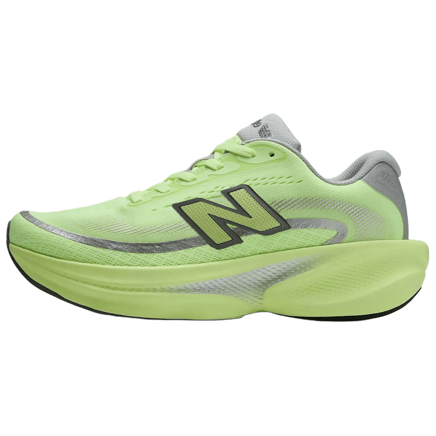 Кроссовки для бега New Balance Ellipse v1 Дышащие Беговые Кроссовки Женские Флуоресцентный Зеленый Серый - изображение 1