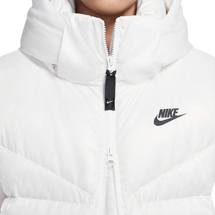 Пуховик Nike Down Parka Hoodie White - изображение 4