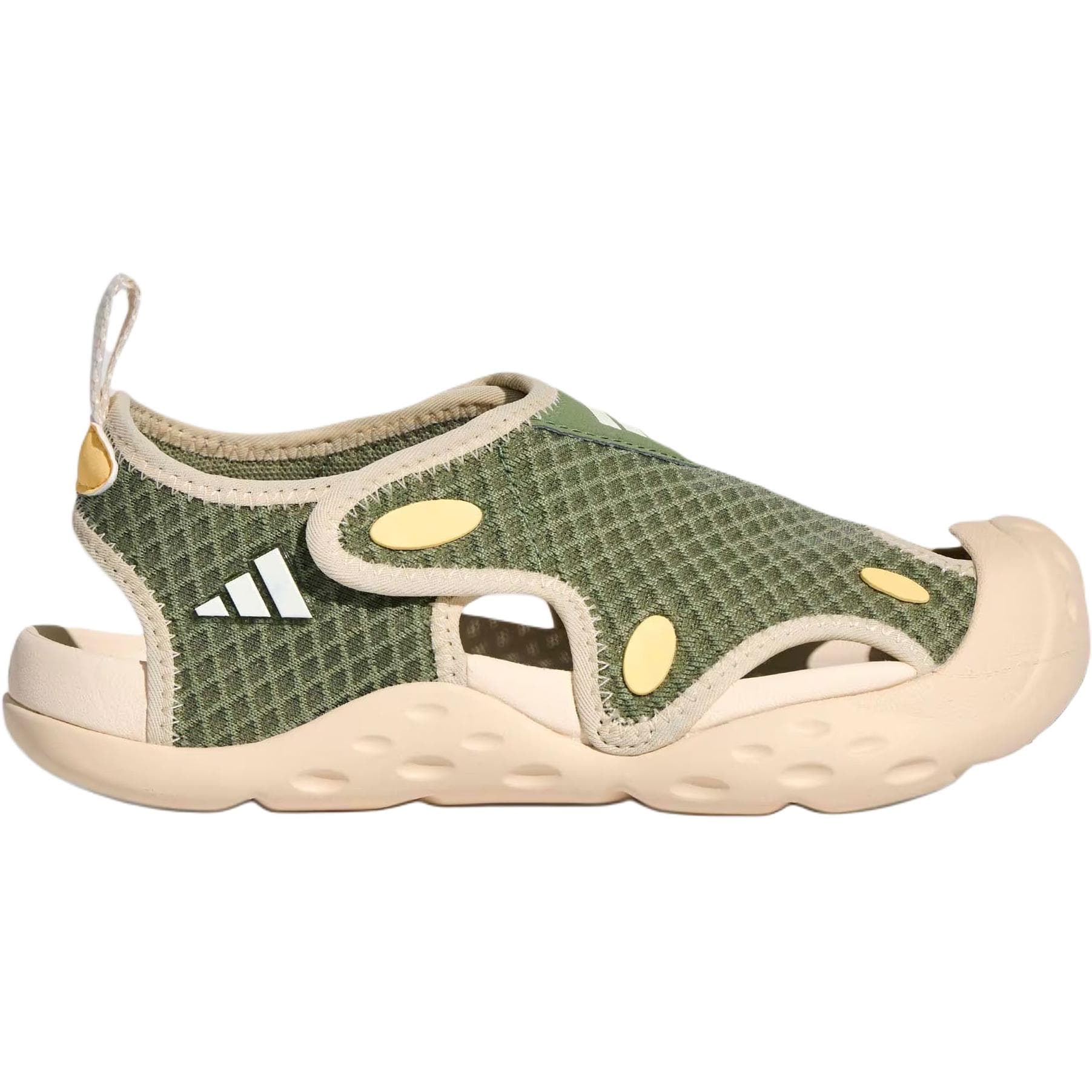 Сандалии Adidas STARSTRIDE противоскользящие устойчивые к истиранию быстросохнущие низкие сандалии TENT зеленые детские - изображение 2