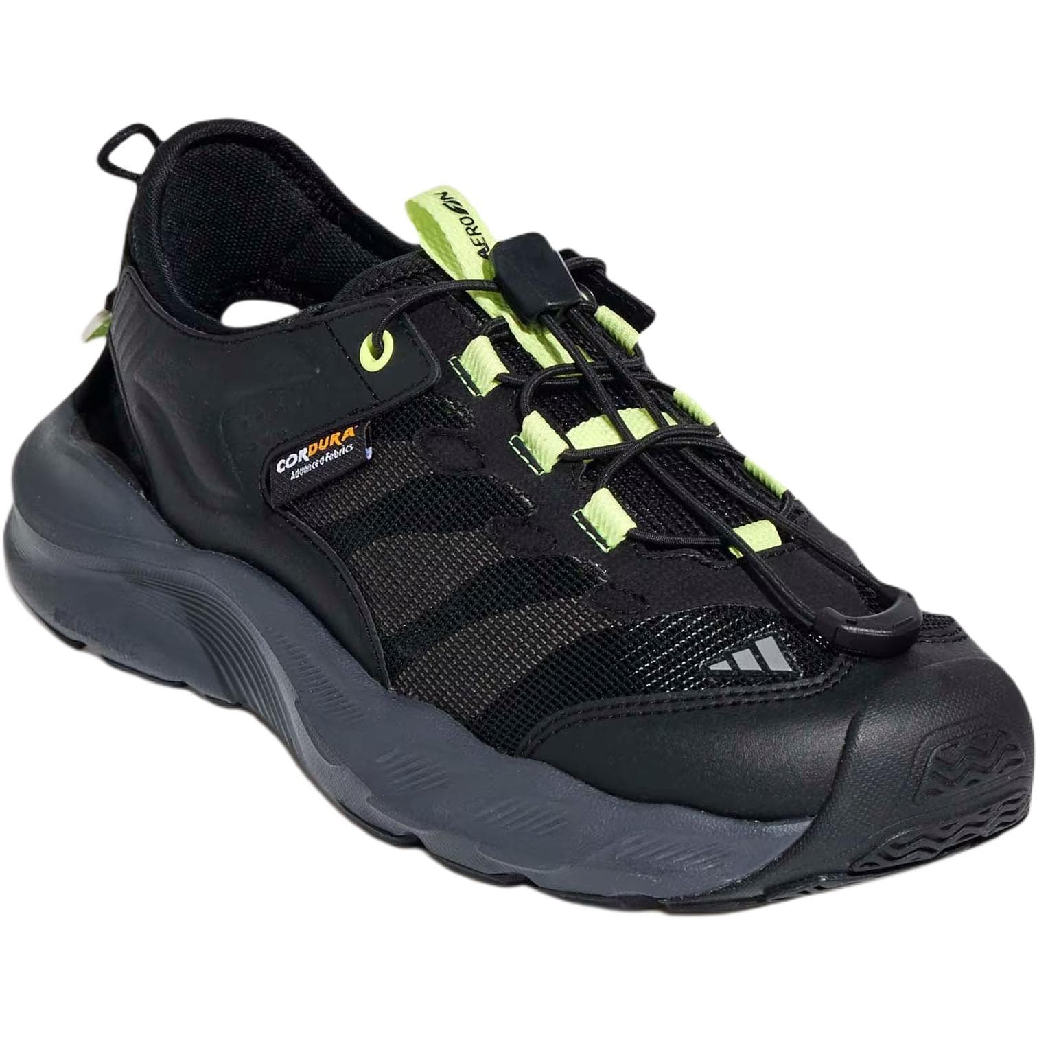 Сандалии Adidas AEROFIN Low Сандалии с низким верхом черные детские - изображение 3
