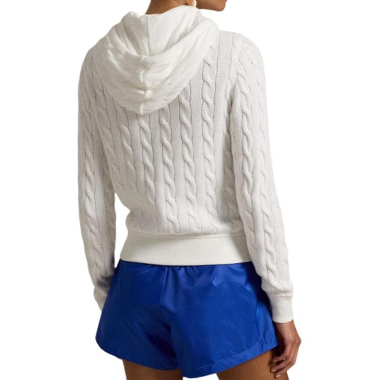 Кофта Polo Ralph Lauren Трикотаж Облегающий Women's White - изображение 3