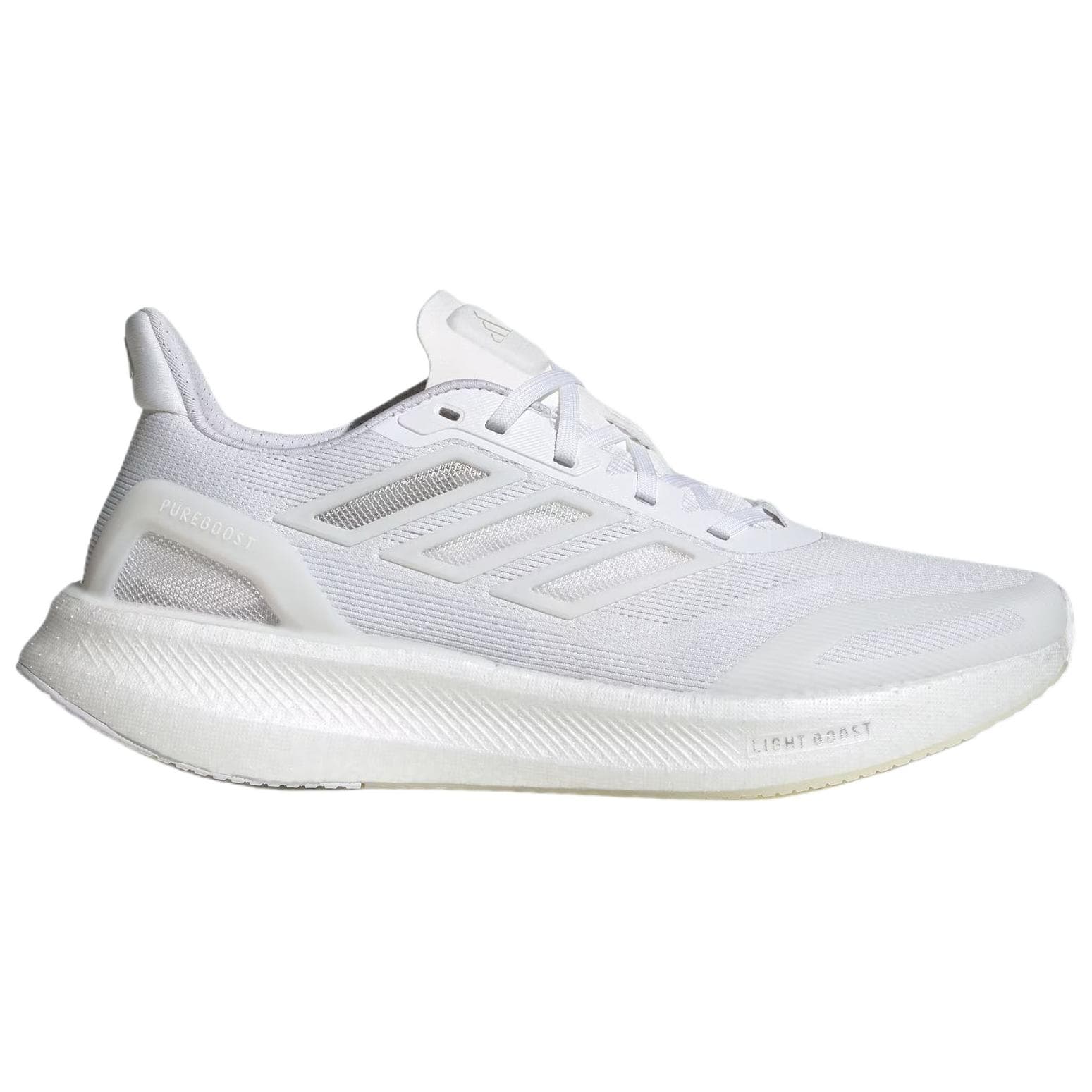 Кроссовки для бега Adidas PUREBOOST 5 Ткань противоскользящая устойчивая к истиранию беговые кроссовки с отскоком мужские белые - изображение 2