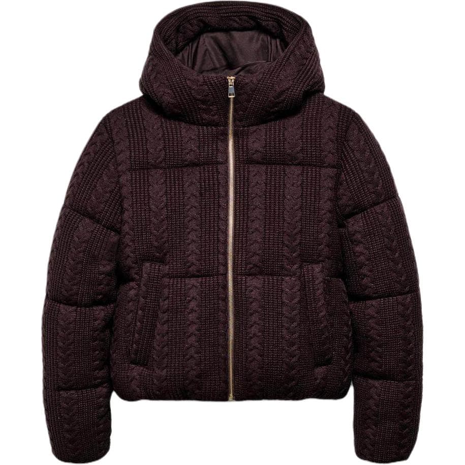 ZARA Бургунди Женские пуховики - изображение 1