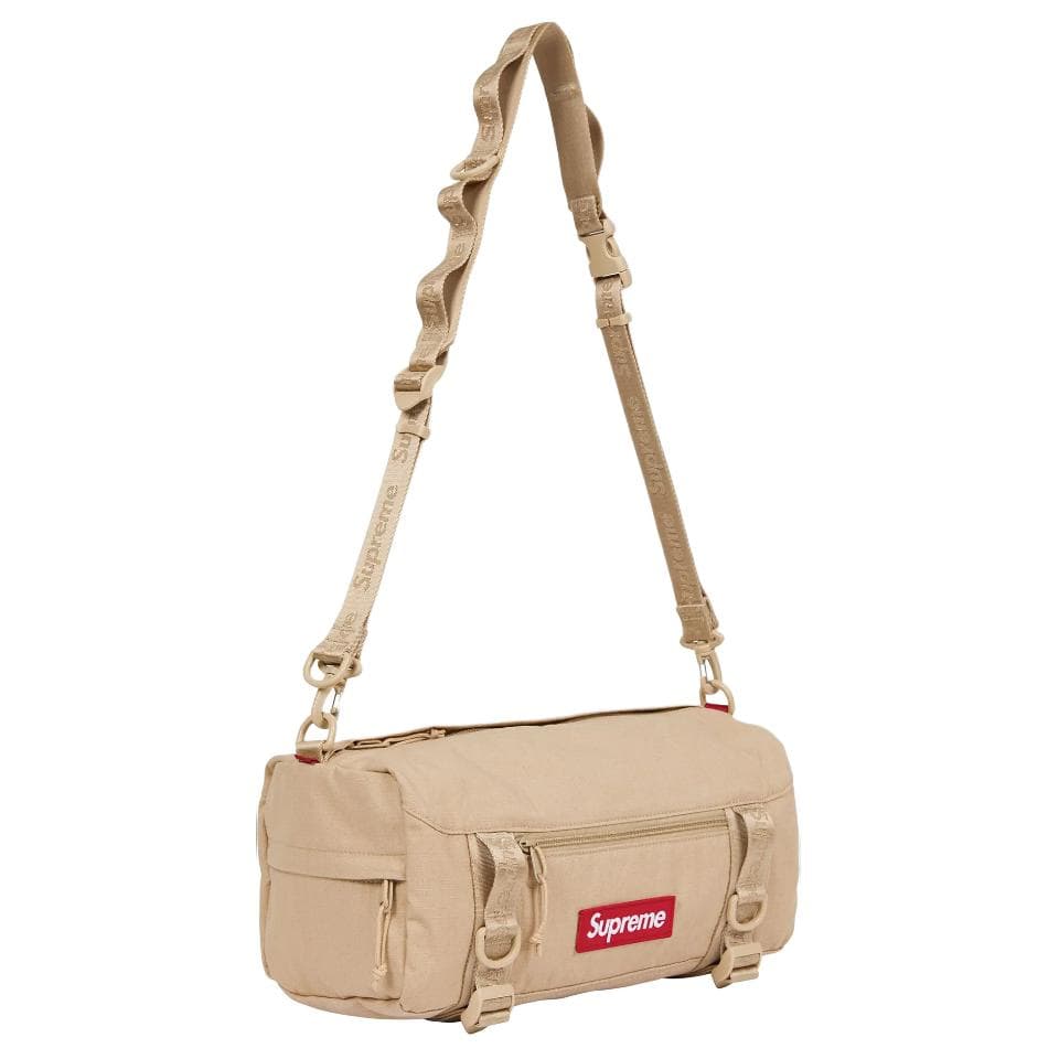 Мини-сумка Supreme CORDURA® Хлопковая смесь Резистентная к разрыву ткань Сумка через плечо Унисекс Умбра - изображение 3