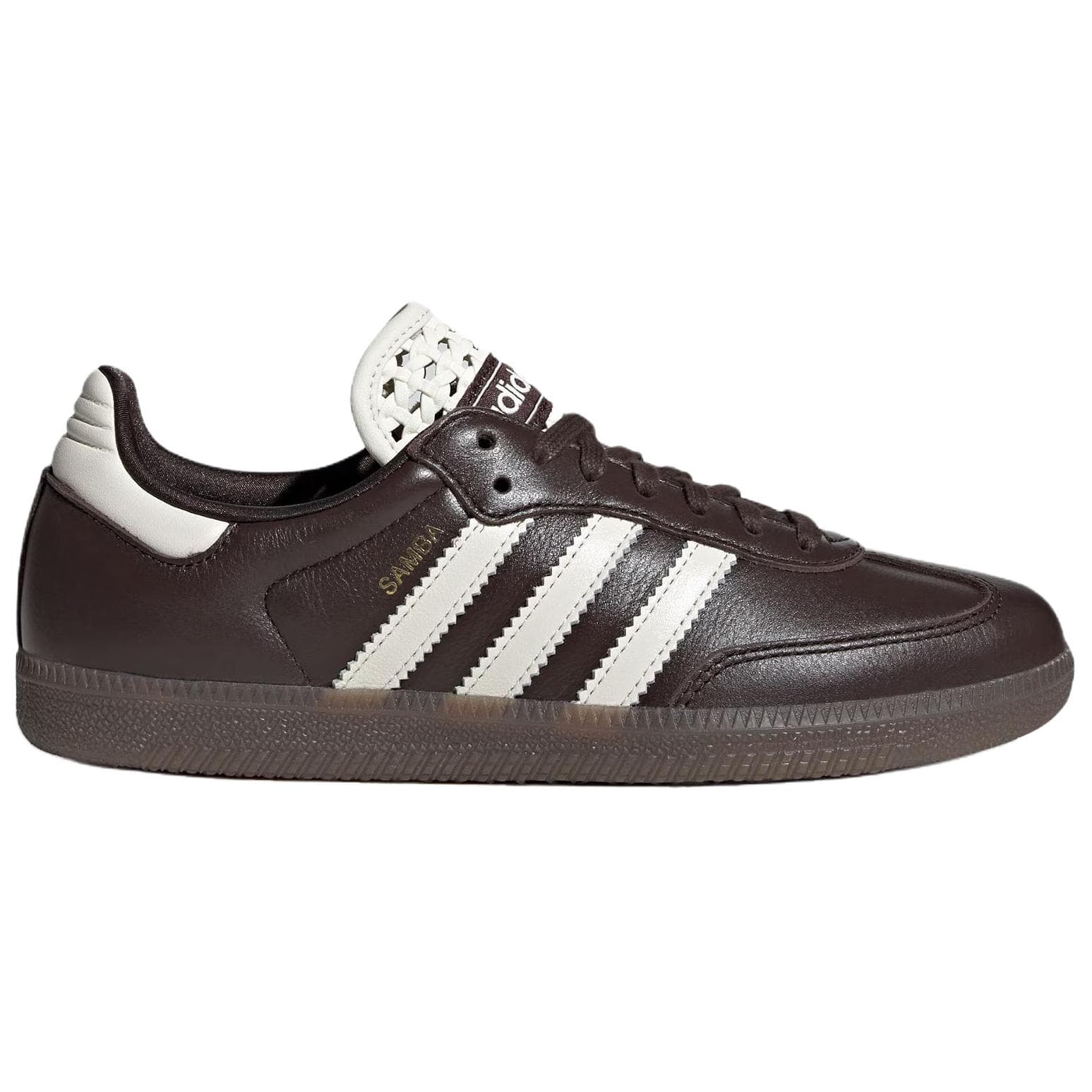 Кроссовки Adidas Originals Samba OG Кеды немецкой армии (GAT) Женские Аврора Коричневый Нефритовый Белый - изображение 2