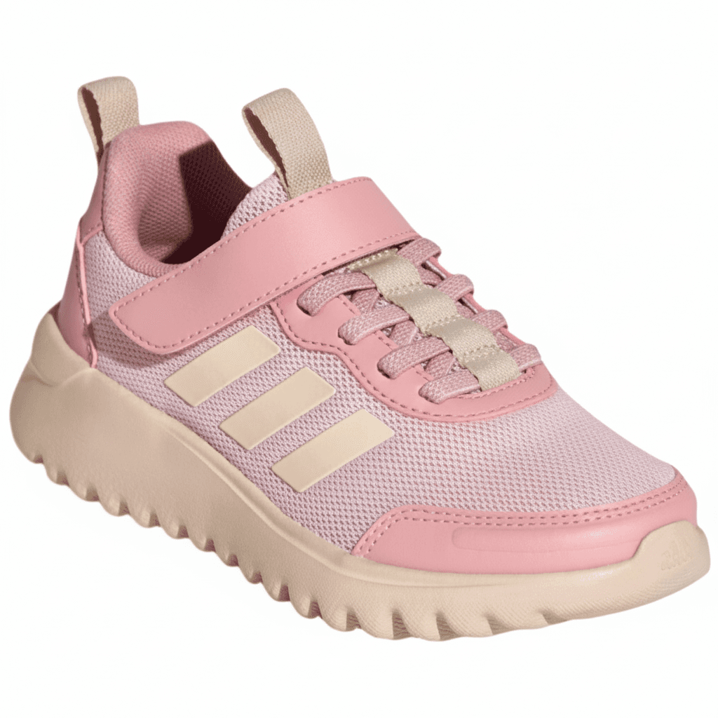 Кроссовки Adidas Playflow EL Ткань Низкий Верх Повседневная Обувь Розовая Детская - изображение 3