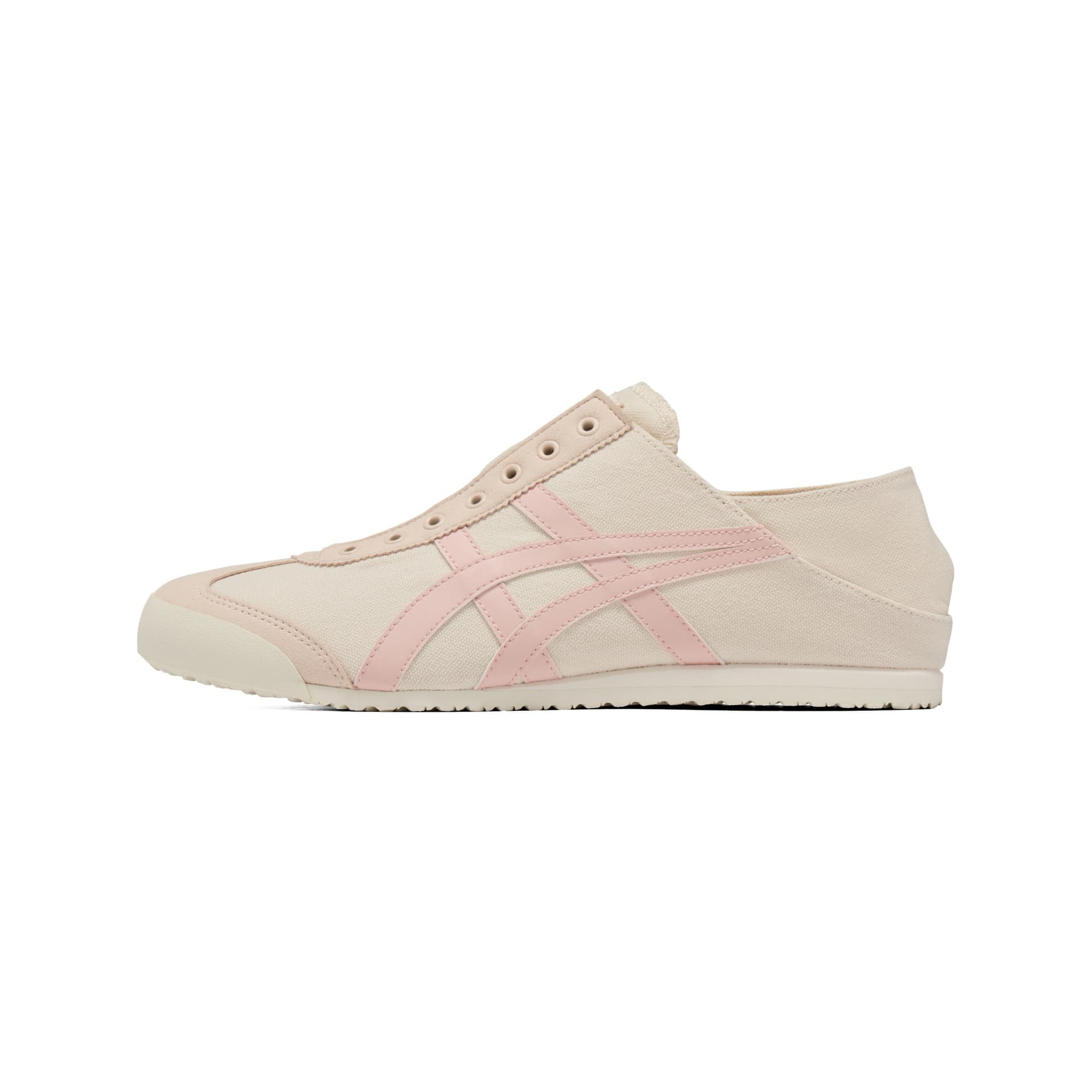 Кроссовки Onitsuka Tiger MEXICO 66 PARATY Комфортная Низкая Повседневная Обувь Унисекс Бежевый Розовый - изображение 1