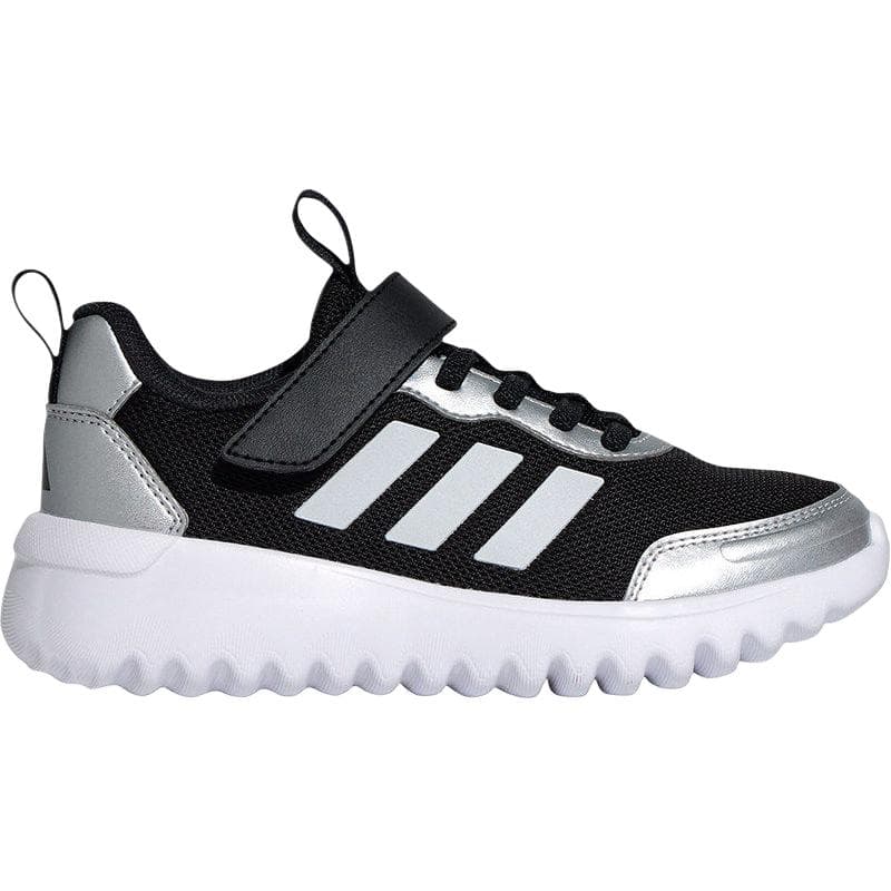 Кроссовки Adidas Playflow EL Low Повседневная обувь Черный Белый Серебряный Детская - изображение 2