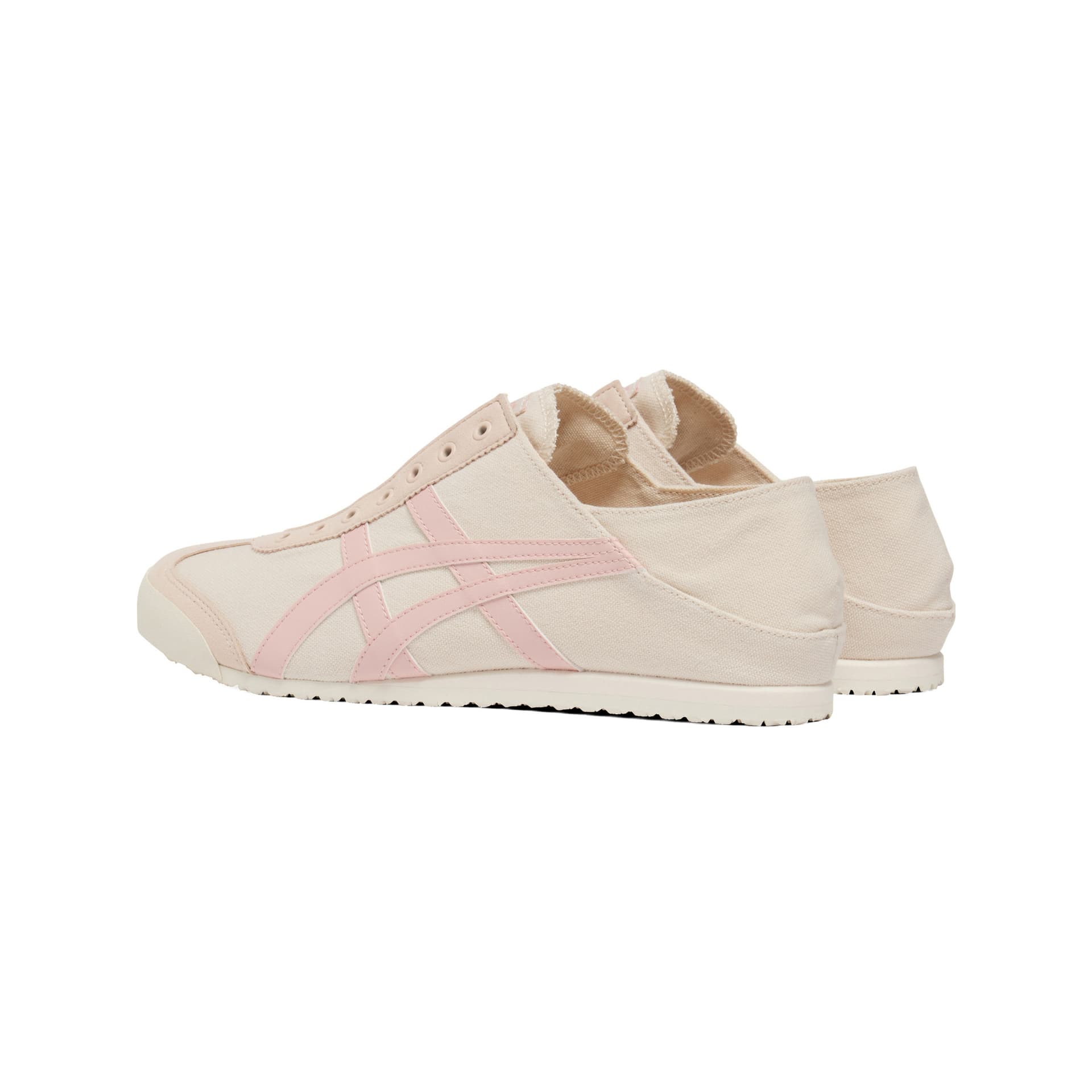 Кроссовки Onitsuka Tiger MEXICO 66 PARATY Комфортная Низкая Повседневная Обувь Унисекс Бежевый Розовый - изображение 4